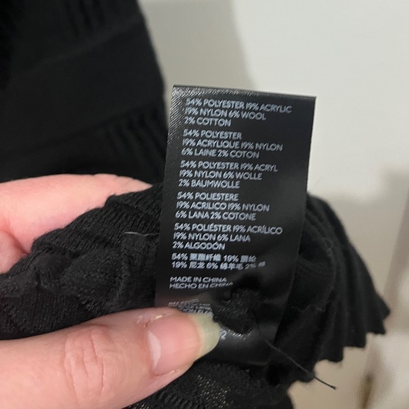 Maeve Ruth by Anthropologie
Black ribbed knit sweater dress - Picture 4 of 5